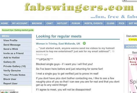 fab swingers|Fab Swingers: Free swingers site for UK and USA.